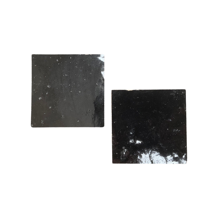 Moroccan Glazed Black Terracotta Tile (TC-M-BLACK)