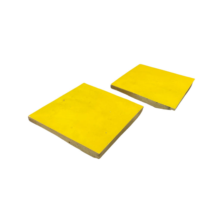 Moroccan Glazed Yellow Terracotta Tile (TC-M-YELLOW)