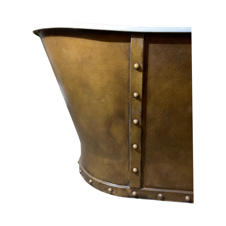 Italian Porcelain and Iron Bathtub