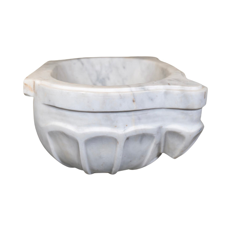 French White Carrara Marble Sink (S-X102)