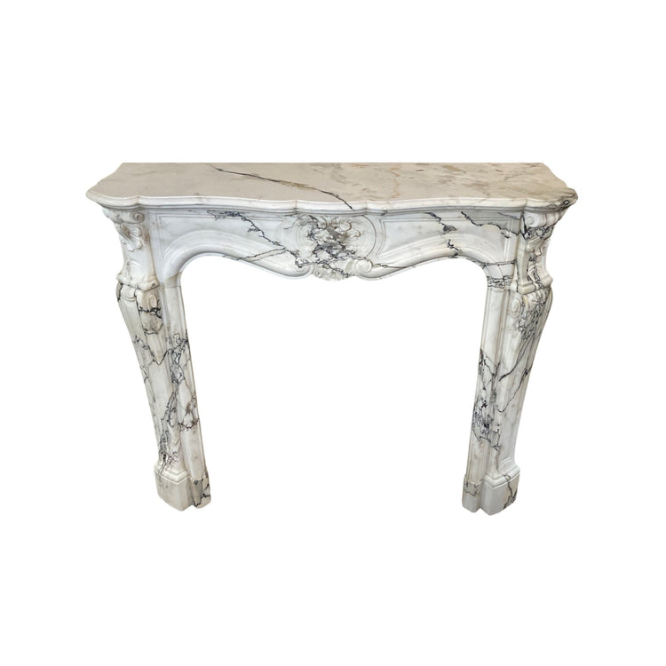 French White Marble Mantel