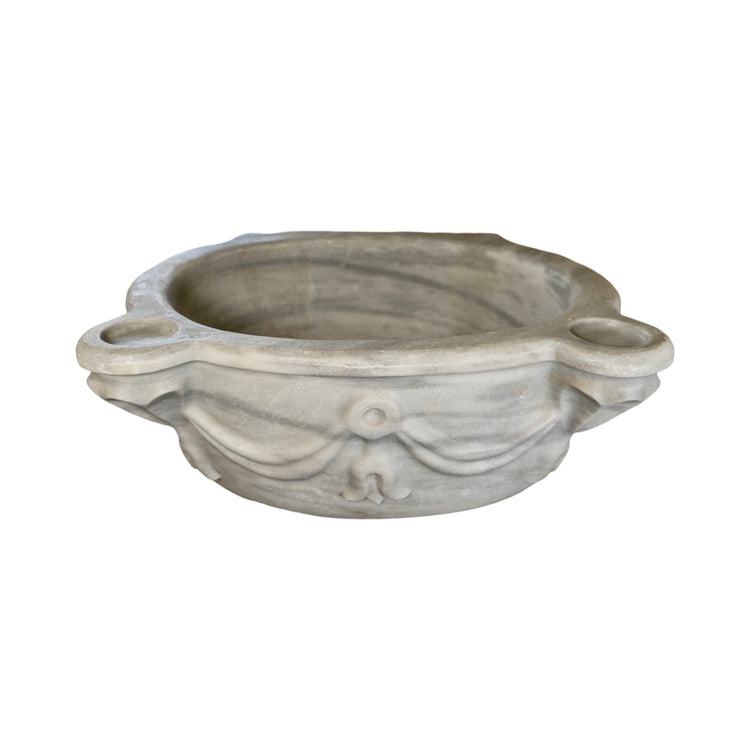 French White Carrara Marble Sink (S-S910)