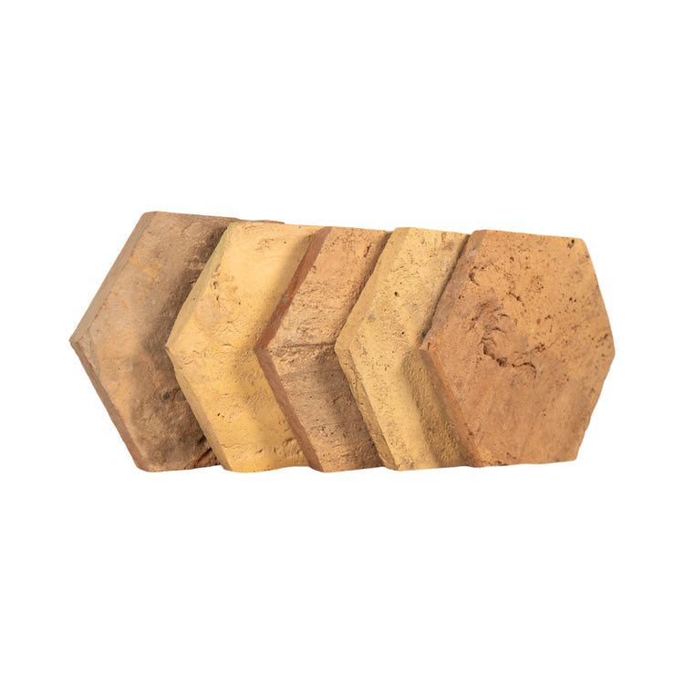 Reclaimed French Terracotta Hexagonal Tile (TC006)