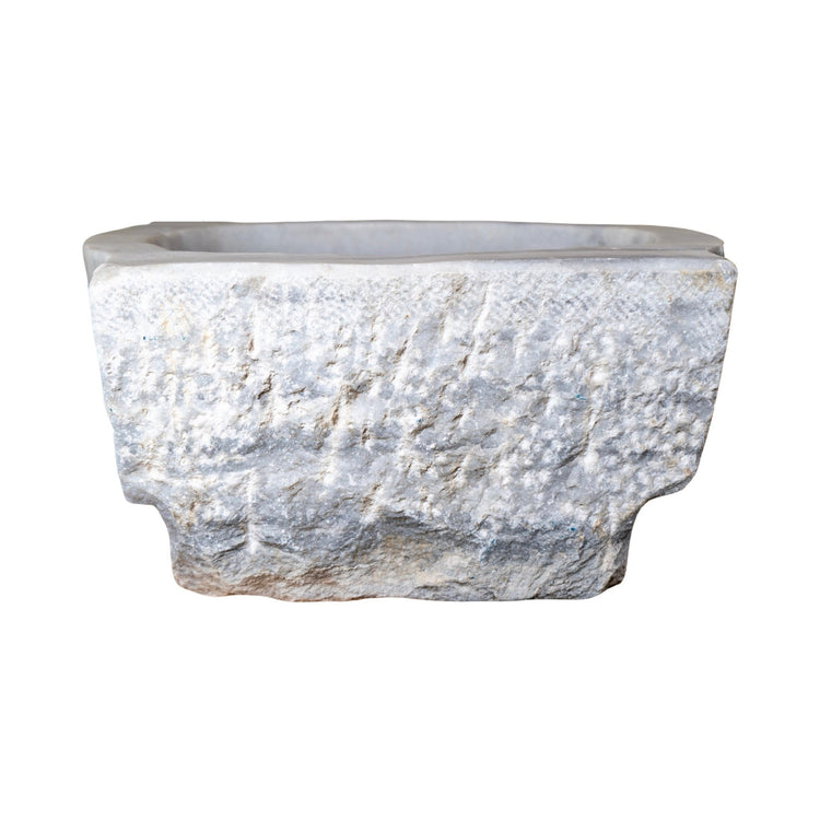 Greek White Carrara Marble Sink