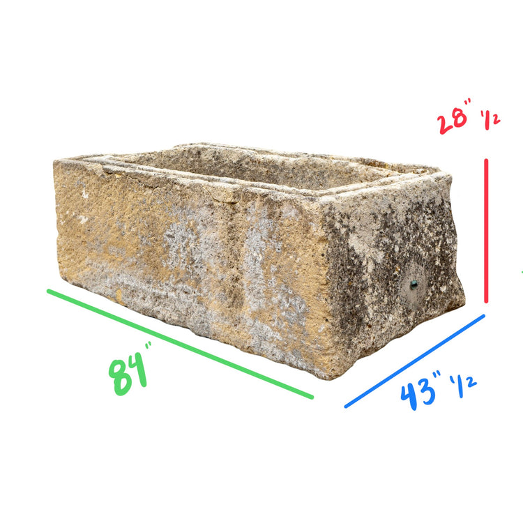 Antique French Limestone Trough (T-MDFS)