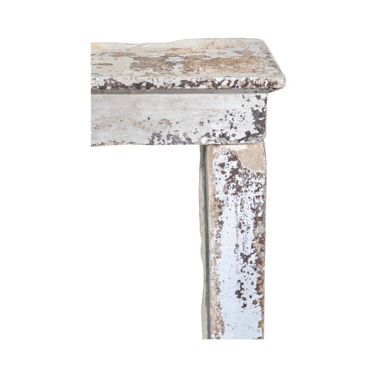 Antique Belgian Bluestone Farmhouse Mantel (M-EQ92P)