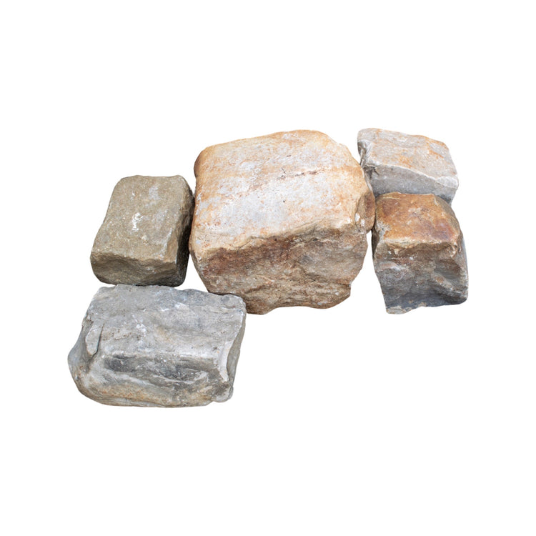 Reclaimed French Limestone Cobblestone Brick