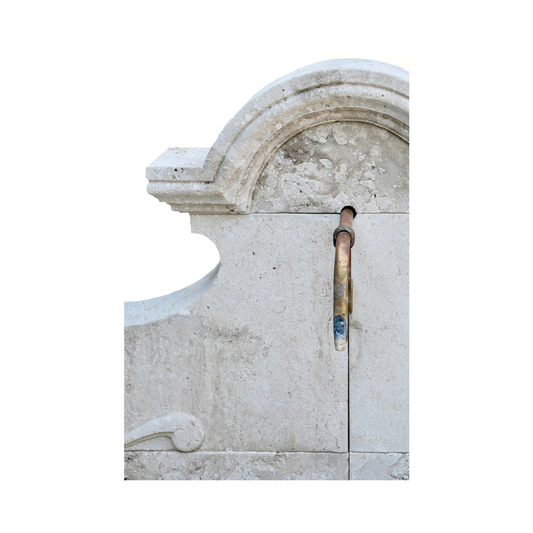 Contemporary French Limestone Wall Fountain (FO03)