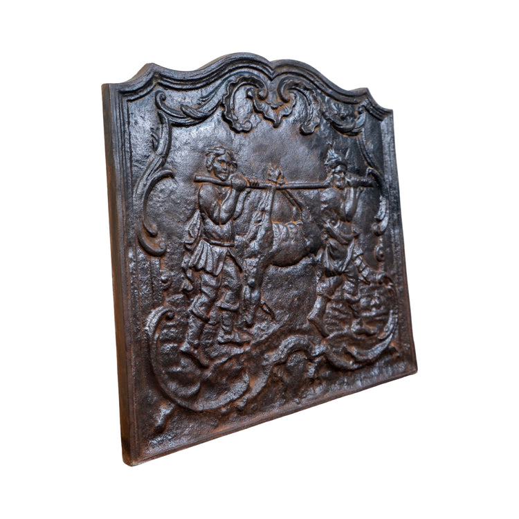 Antique French Iron Fireback (FA-FDHR)