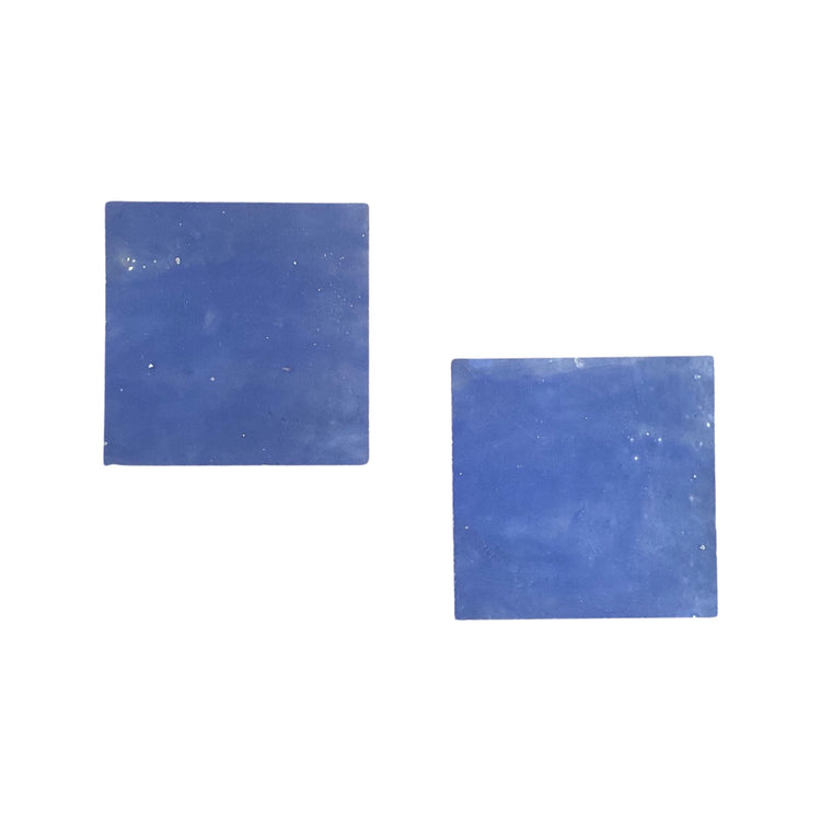 Moroccan Glazed Blue Terracotta Tile