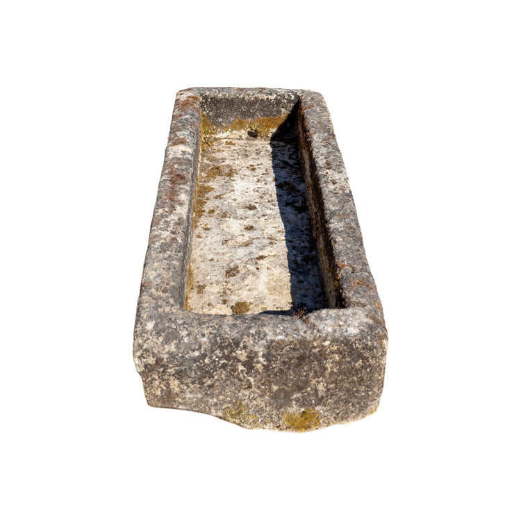 Antique French Limestone Low-line Trough (T-TERP)