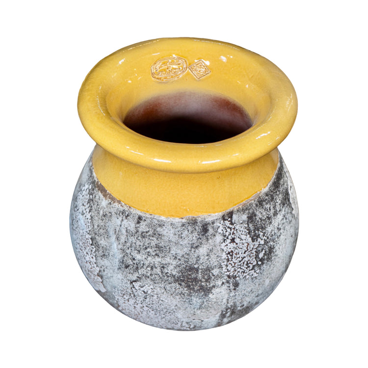 Contemporary French Glazed Terracotta Oil Jar (V-FVHE)