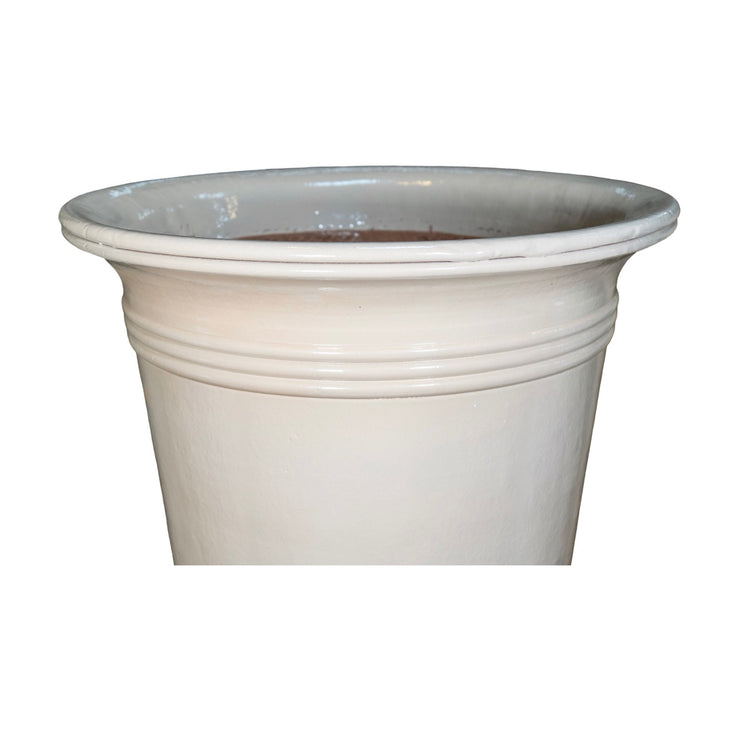 Contemporary French Terracotta Glazed Art Deco Vase (V-GEVM-A)