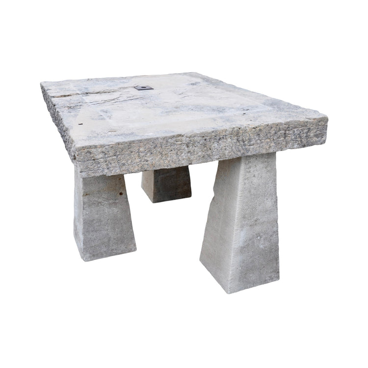 Antique French Limestone Table (GE-TFDJ)