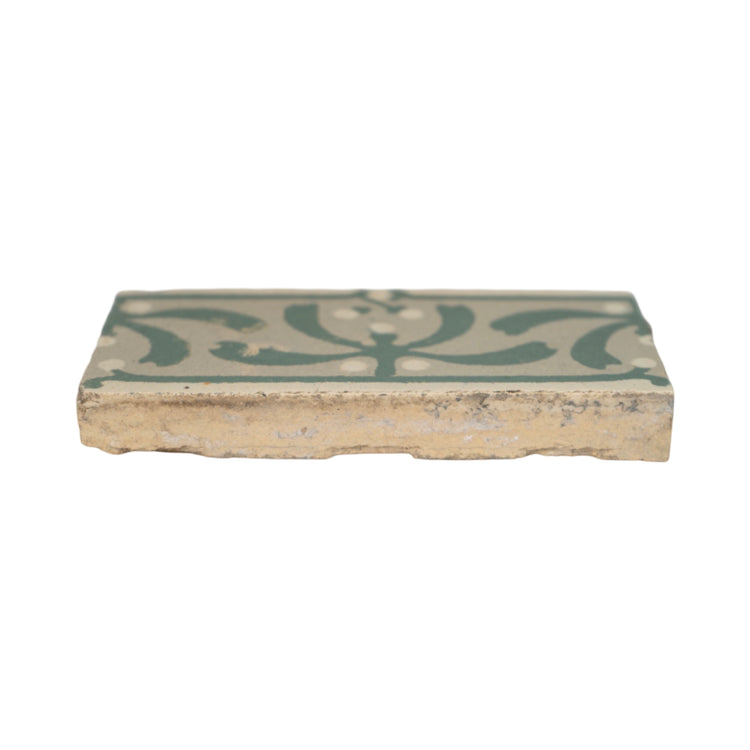 Reclaimed French Encaustic Concrete Border Tile (ET-JELV)