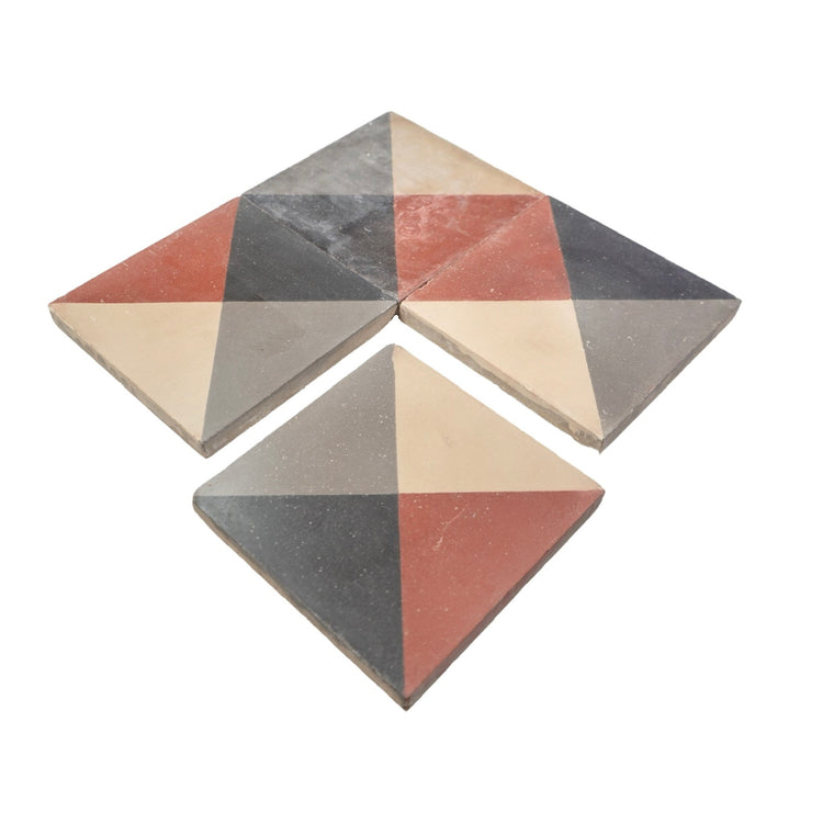 French Encaustic Geometric Concrete Tile (ET-DFQH)
