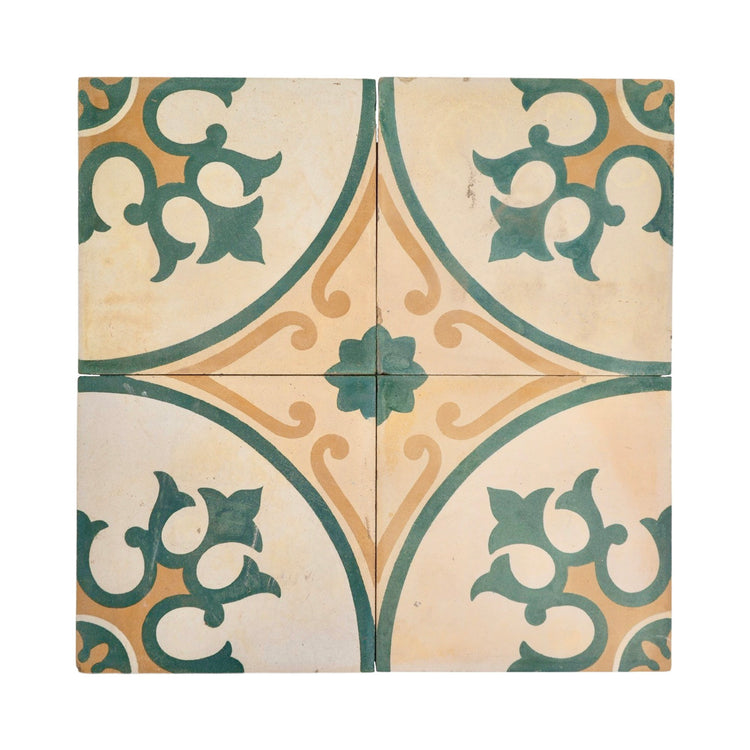 Reclaimed French Encaustic Concrete Tile (ET-MTGC)