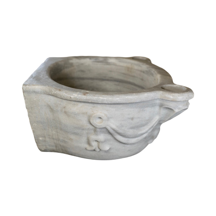 French White Carrara Marble Sink (S-S910)