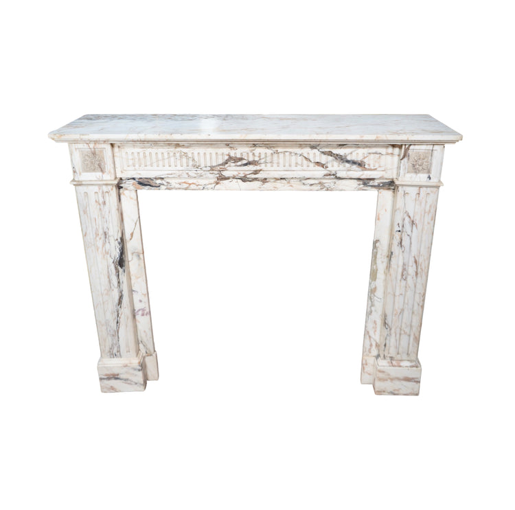 Italian Arabescato Corchia Marble Mantel (M-HNPW)