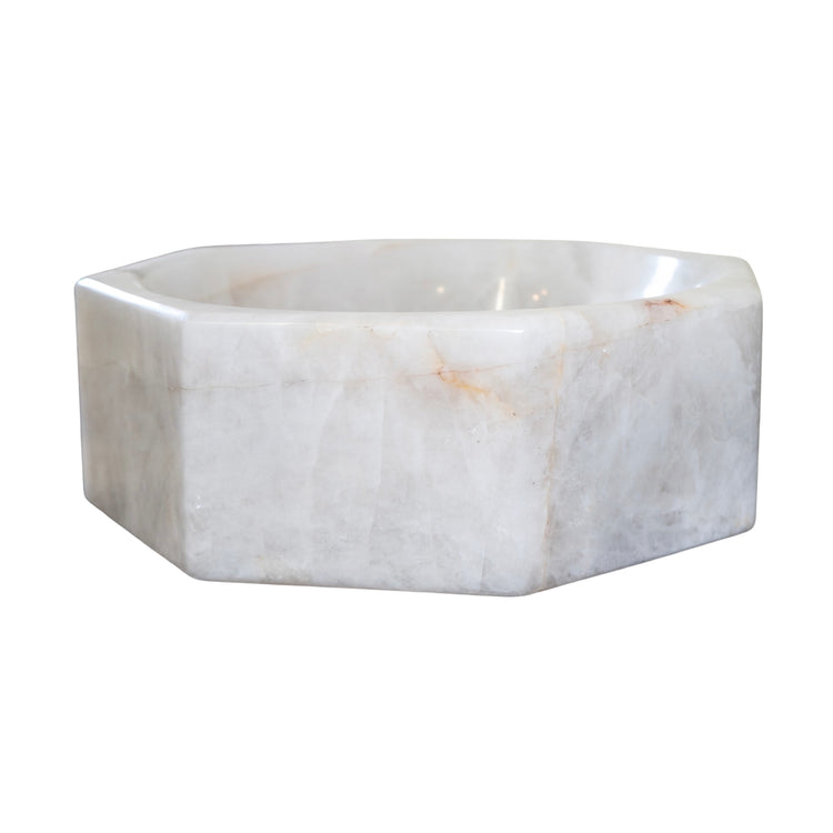 Brazilian Rock Crystal Octagonal Sink