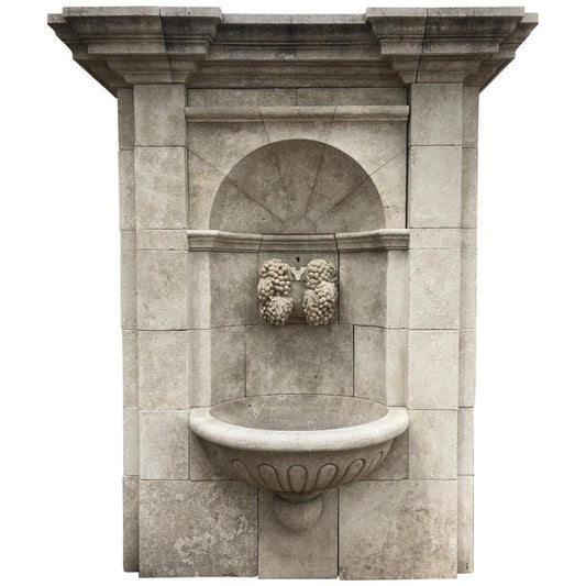 Contemporary French Limestone Wall Fountain (FO71)