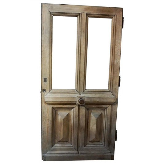 Antique French Walnut Entry Door (D2569)