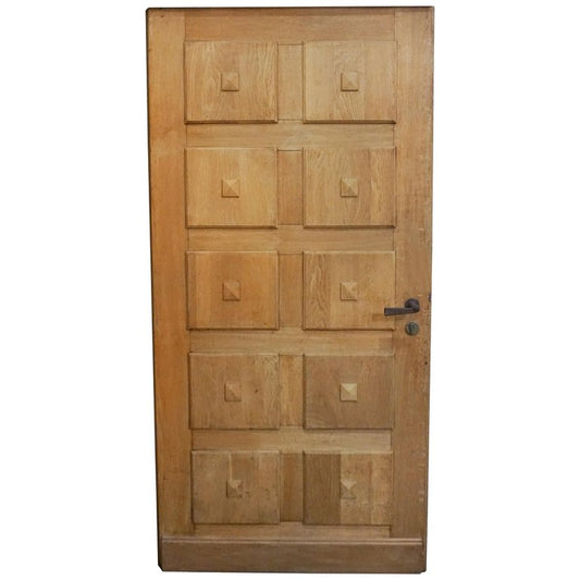French Carved Wooden Door (D794)