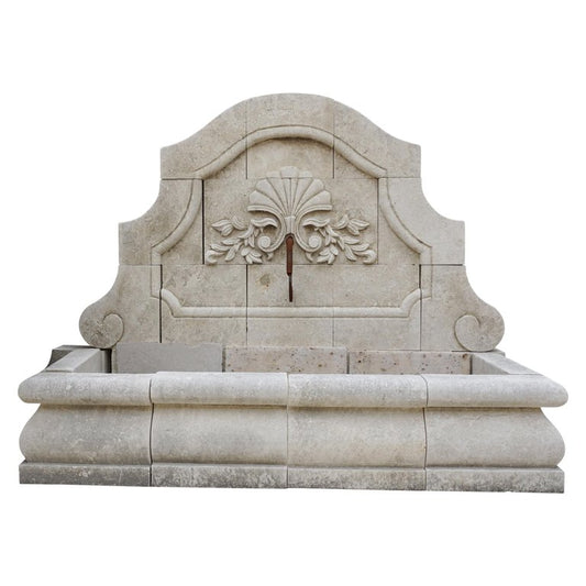 Contemporary French Limestone Wall Fountain (FO17)