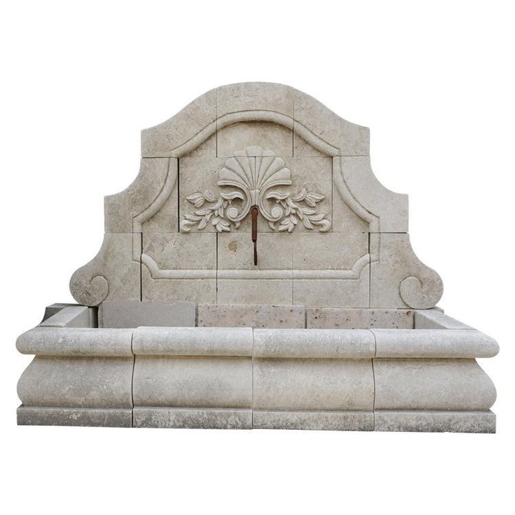 Contemporary French Limestone Wall Fountain (FO17)