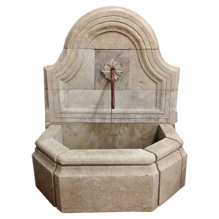 Contemporary French Limestone Wall Fountain (FO99)