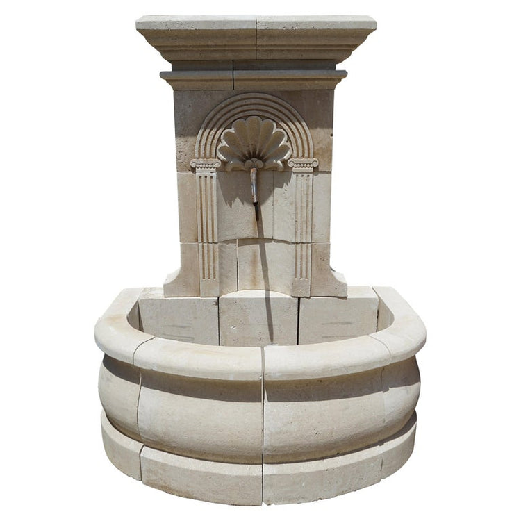 Contemporary French Limestone Wall Fountain (FO39)