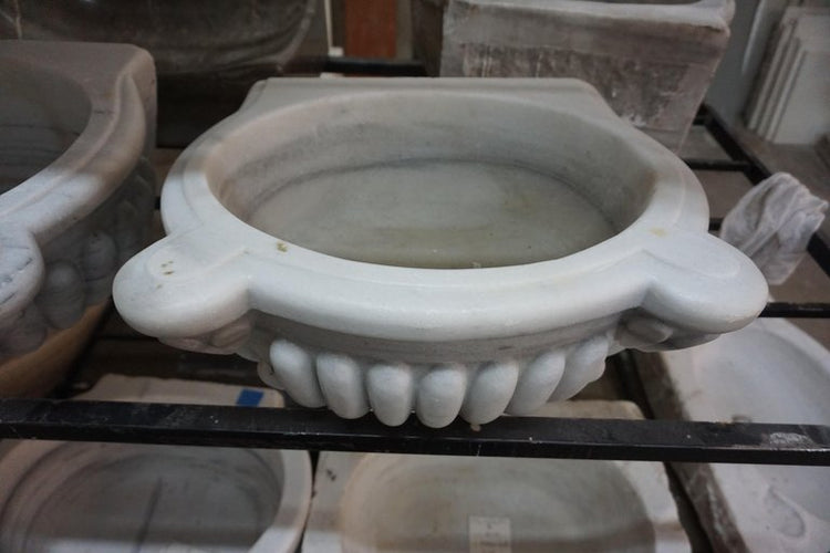Gadroon Antique Marble Sink