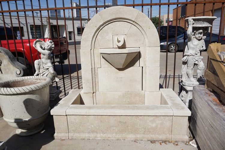 Contemporary French Limestone Wall Fountain (FO200)