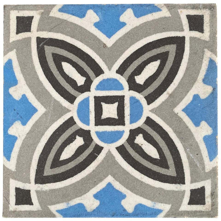 Reclaimed French Encaustic Concrete Tile (FL101)
