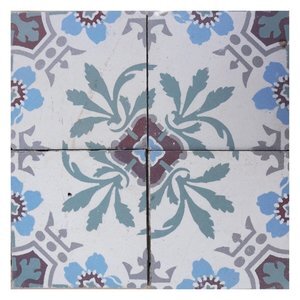 Reclaimed French Encaustic Concrete Tile (FL854)