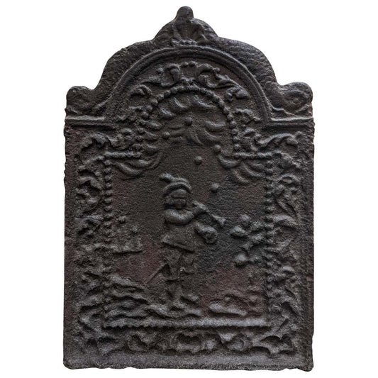 Antique French Iron Fireback (FW10050C)