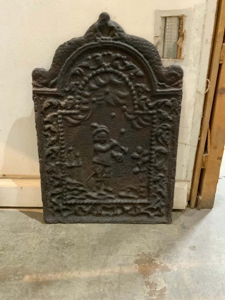 Antique French Iron Fireback (FW10050C)