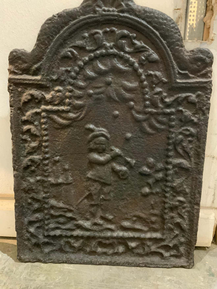 Antique French Iron Fireback (FW10050C)