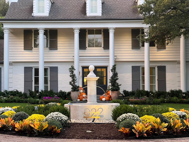 Contemporary French Limestone Central Fountain (FO114)