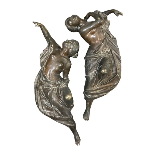 French Bonze Lady Sculptures (HD-5WC6)