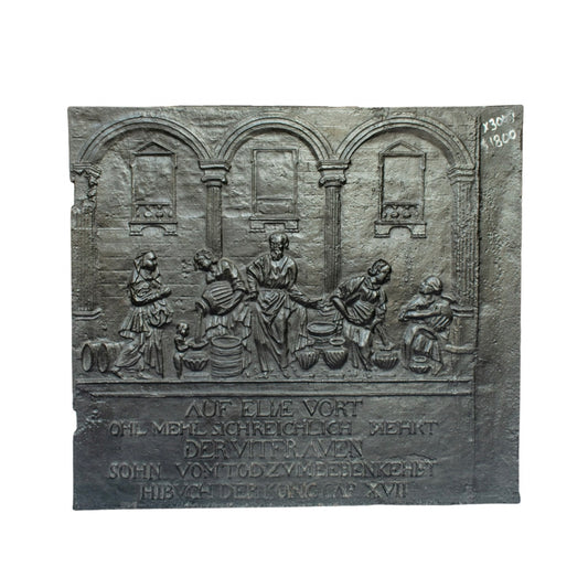 Antique Dutch Iron Fireback (FA-13K6)