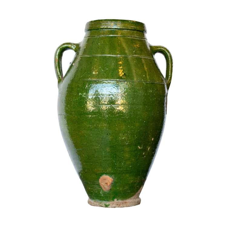 Greek Terracotta Glazed Vessel (V-TMPZ)