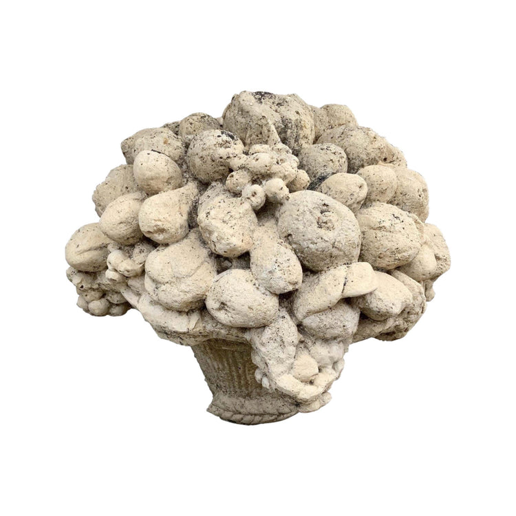 French Limestone Bouquet of Flowers (GE-X3197)