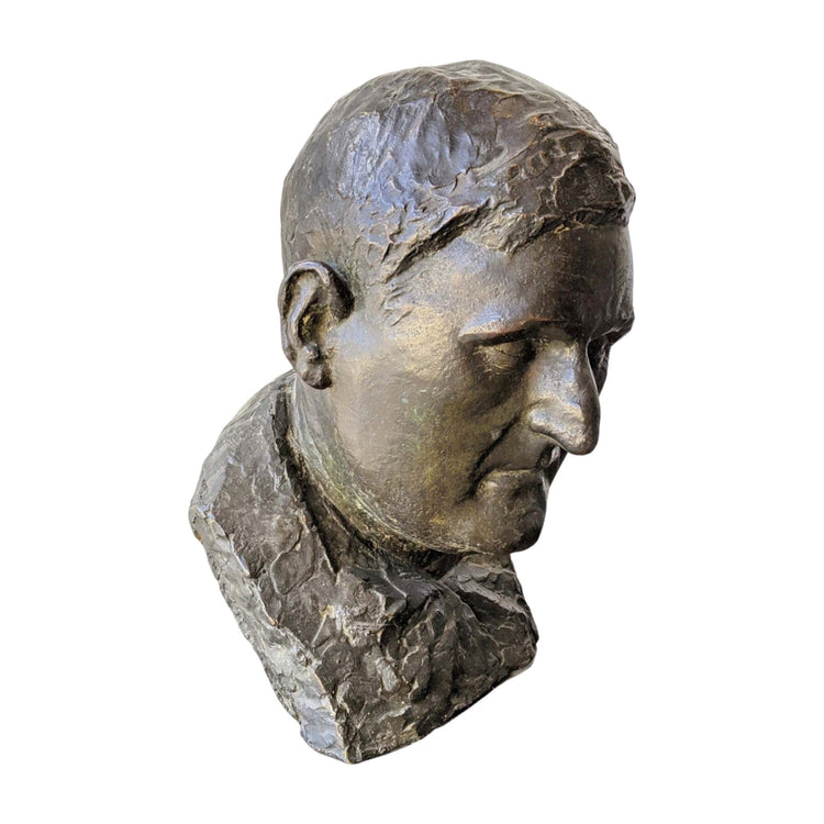 Antique French Marble Head Bust Sculpture (HD-X3190)