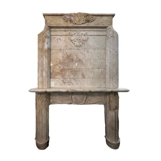 Italian Marble Fireplace (F-TQN06)