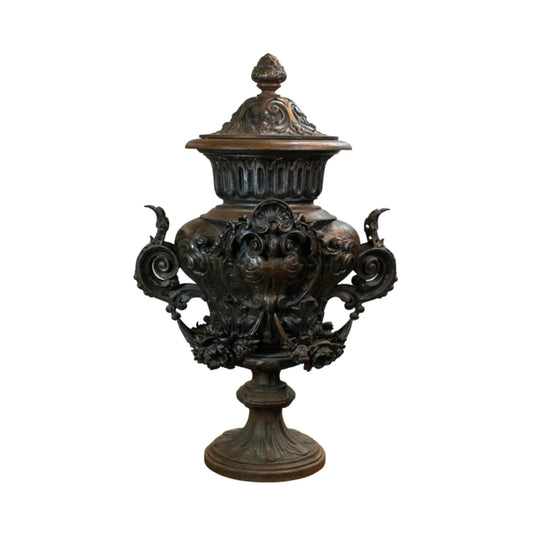 French Bronze Urn (V-QFG7)