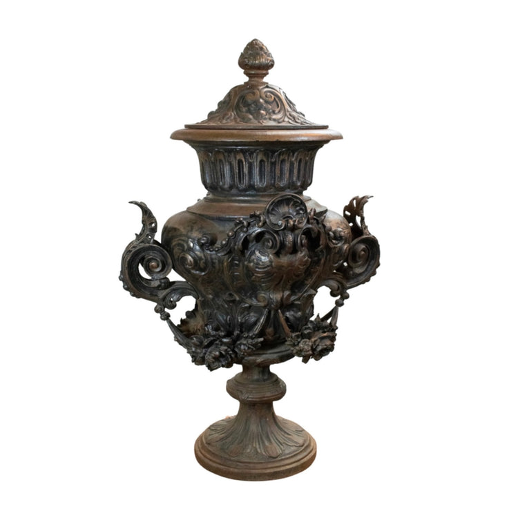 French Bronze Urn (V-QFG7)