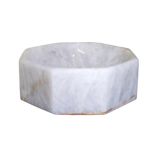 Brazilian Rock Crystal Octagonal Sink (S-S8N9)