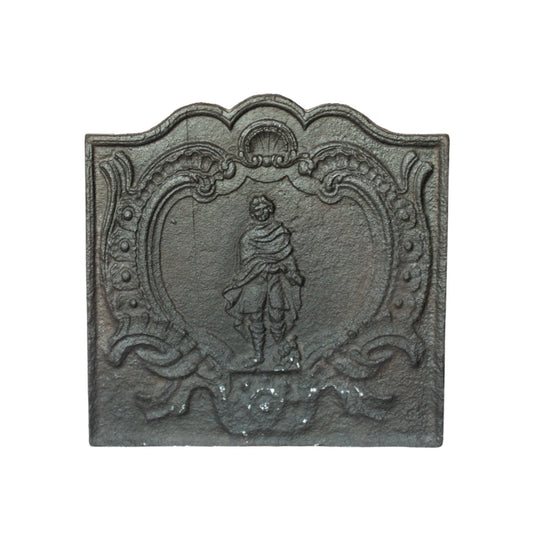 Antique French Iron Fireback (FA-44B3)