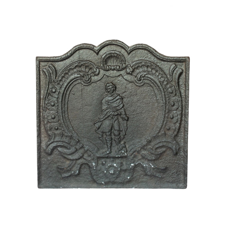 Antique French Iron Fireback (FA-44B3)